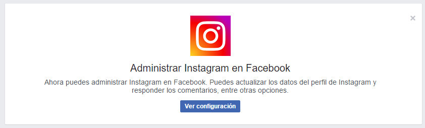 administra instagram facebook